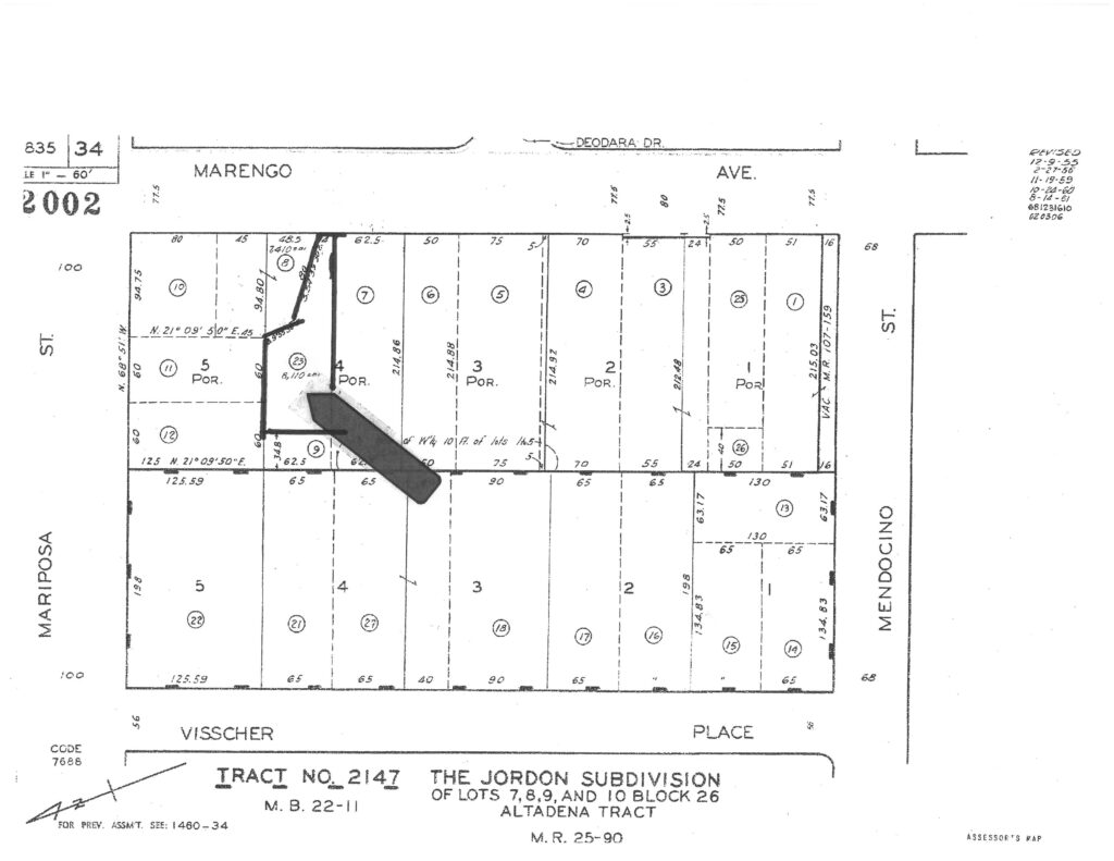 TRUST SALE  –  ALTADENA  –  VACANT LOT